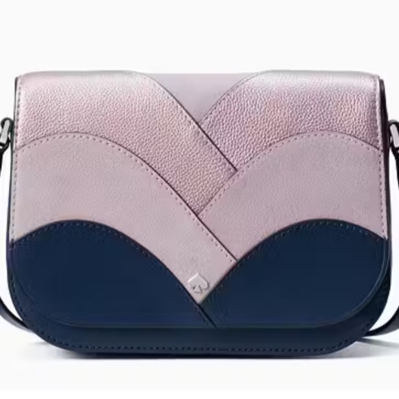 Kate Spade Nadine Patchwork Medium Flap Shoulder Bag - Picture 1 of 8